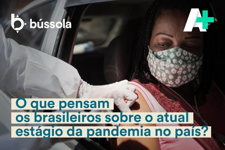 O programa também debate a redução do número de casos e mortes por Covid no mês de agosto (Bússola/Divulgação)