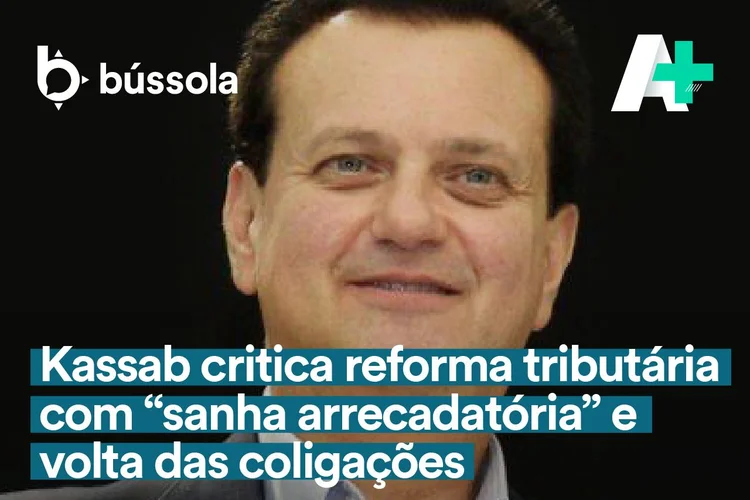 Podcast A+ traz uma entrevista da Bússola com Gilberto Kassab (Bússola/Divulgação)