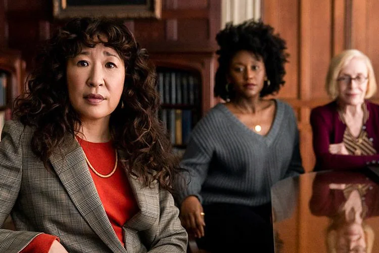 A diretora: série é protagonizada por  Sandra Oh, ex Grey's Anatomy e Killing Eve.  (Netflix/Divulgação)