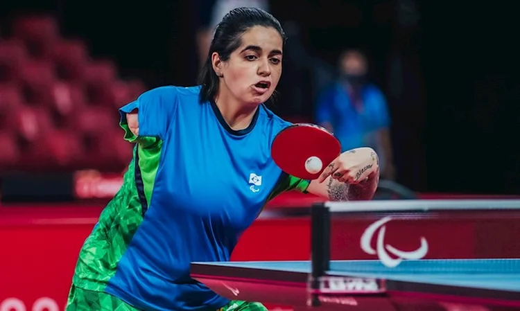 É a primeira medalha do Brasil em Tóquio no torneio individual. (Miriam Jeske/CPB/Direitos Reservados/Agência Brasil)
