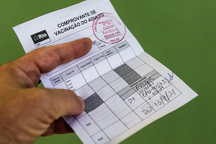 Carteirinha de vacinação: comprovante não é obrigatório em viagens (Tânia Rêgo/Agência Brasil)