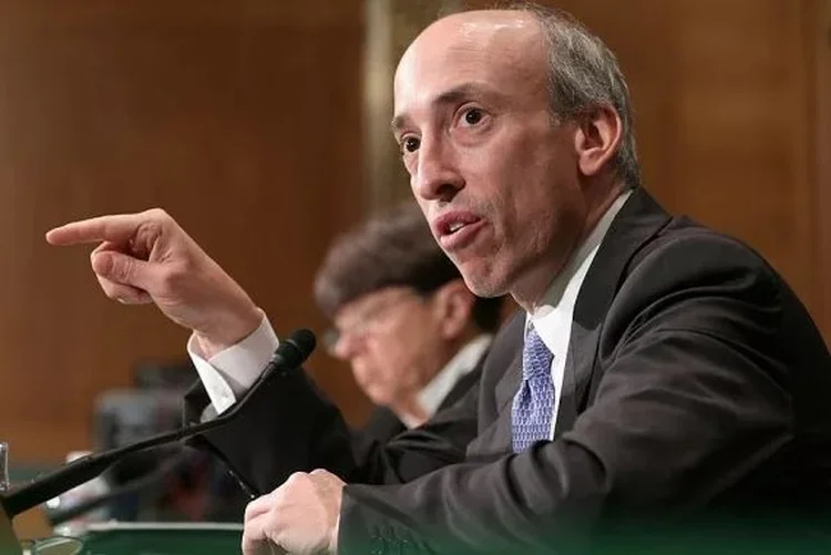 Gary Gensler, presidente da SEC (Coindesk/GettyImages/Getty Images)