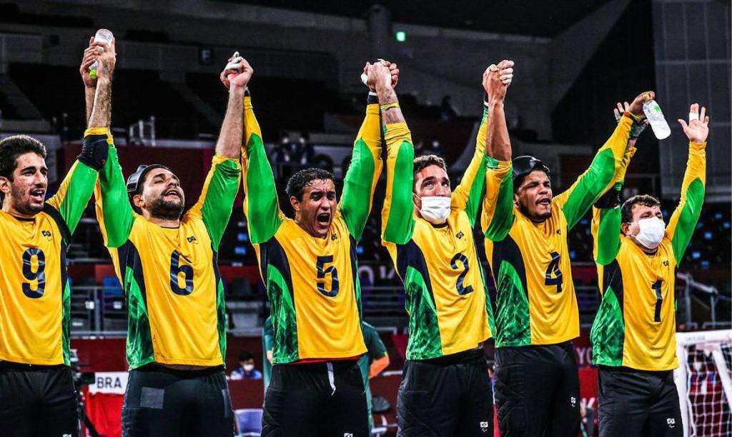 Paralimpíada: Brasil vence a China e conquista ouro inédito no goalball