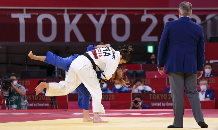 Alana Maldonado: ouro inédito consagra bom desempenho do Brasil em Tóquio (Matsui Mikihito/CPB/Divulgação)