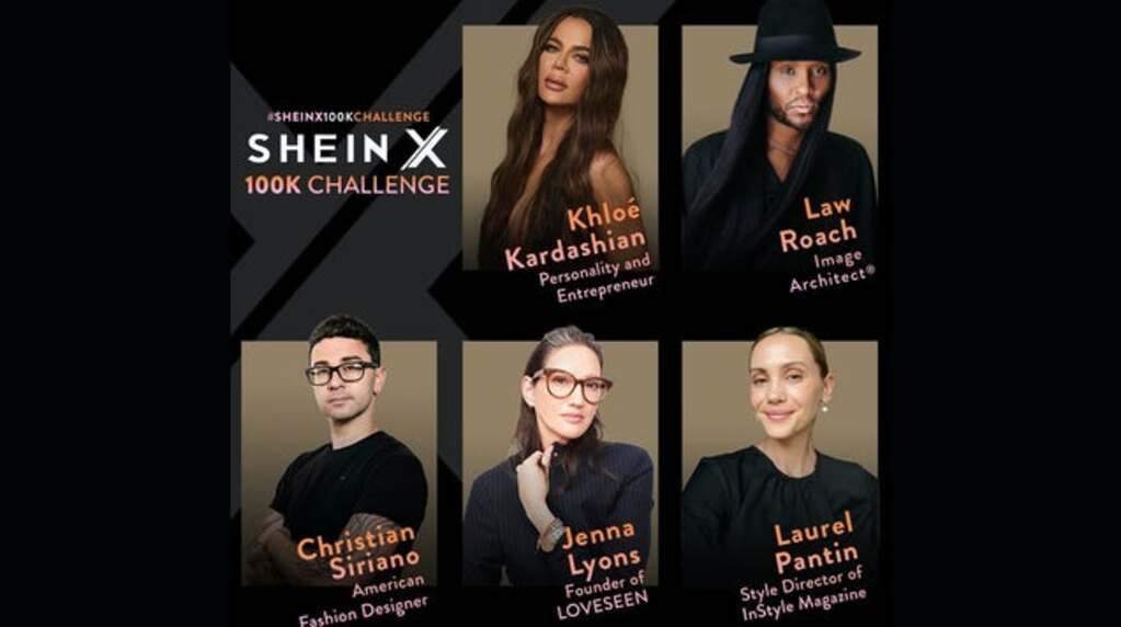 Os jurados do reality show da marca chinesa Shein. (Instagram Shein/Reprodução)