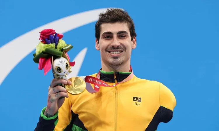 Paralimpíadas: Talisson Glock ganha seu 1º ouro nos 400m livre em Tóquio (Miriam Jeske/CPB/Divulgação)