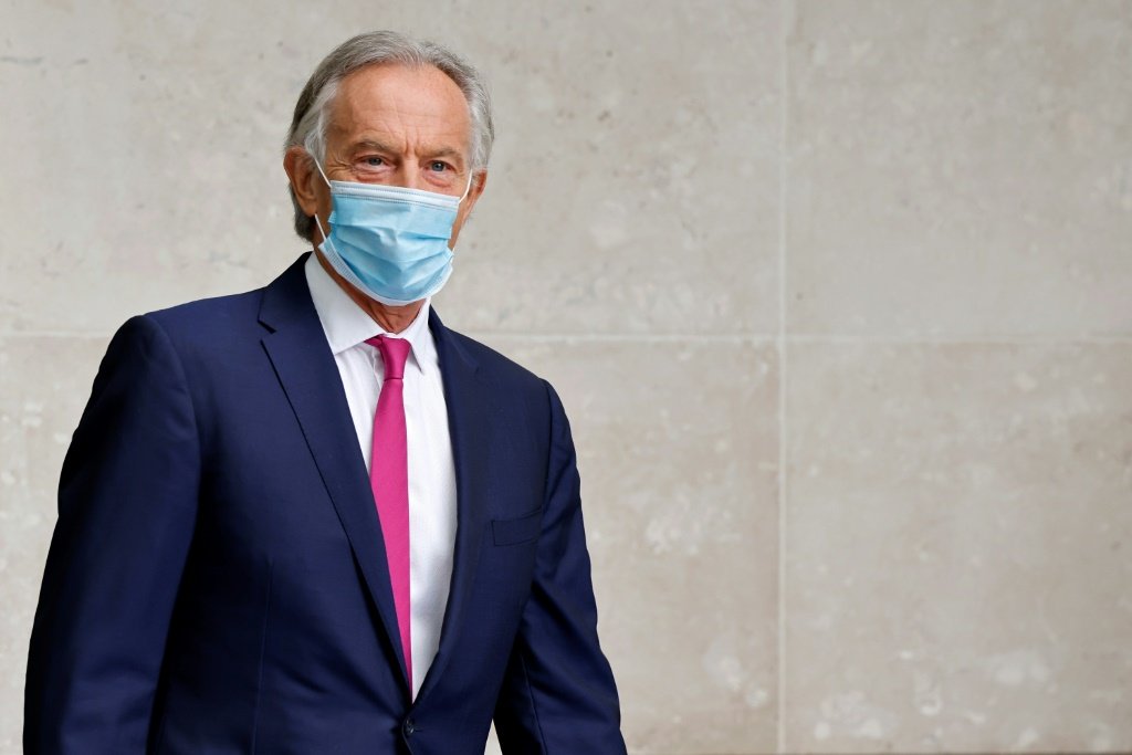 O ex-primeiro-ministro britânico Tony Blair (AFP/Reprodução)