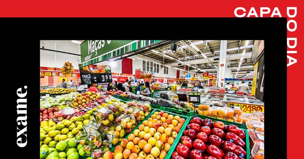 Supermercado: além do preço dos alimentos, frentes como energia elétrica e combustível pressionam custo de vida (Leandro Fonseca/Exame)