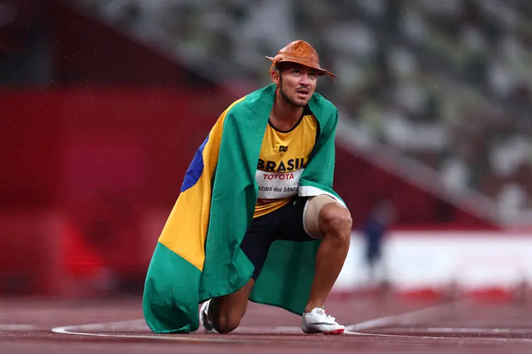 Petrúcio Ferreira ganhou ouro e bronze nos Jogos Paralímpicos de Tóquio 2020 (Marko Djurica/Reuters)