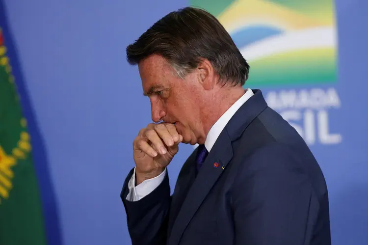 Bolsonaro: Em julho do ano passado, após uma intensa crise de soluços, Bolsonaro ficou quatro dias internado no Vila Nova Star, (Adriano Machado/Reuters)