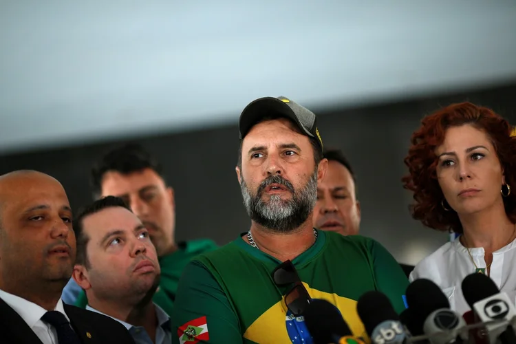 Greve dos caminhoneiros: O grupo se mobilizou em apoio ao governo nos atos de 7 de setembro (Adriano Machado/Reuters)