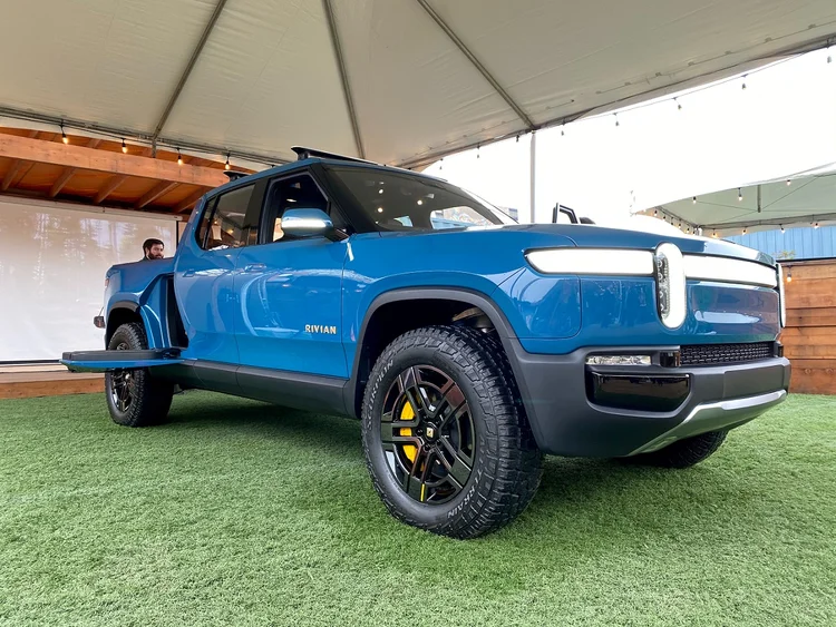 Picape elétrica da Rivian: promessa para 2022 (Nathan Frandino/Reuters)