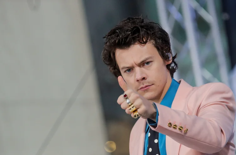 Cantor Harry Styles. (Brendan McDermid/Reuters)