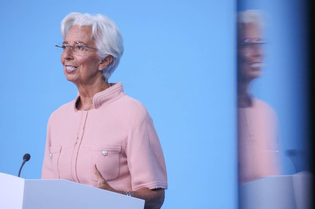 Christine Lagarde: os comentários da presidente do BCE revisitam os problemas que atormentavam a economia da Europa antes mesmo da pandemia (Bloomberg/Bloomberg)