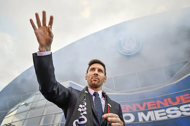 Lionel Messi no PSG: fan token do clube francês valorizou 150% em poucos dias com a iminência de sua chegada (Aurelien Meunier PSG/PSG/Getty Images)