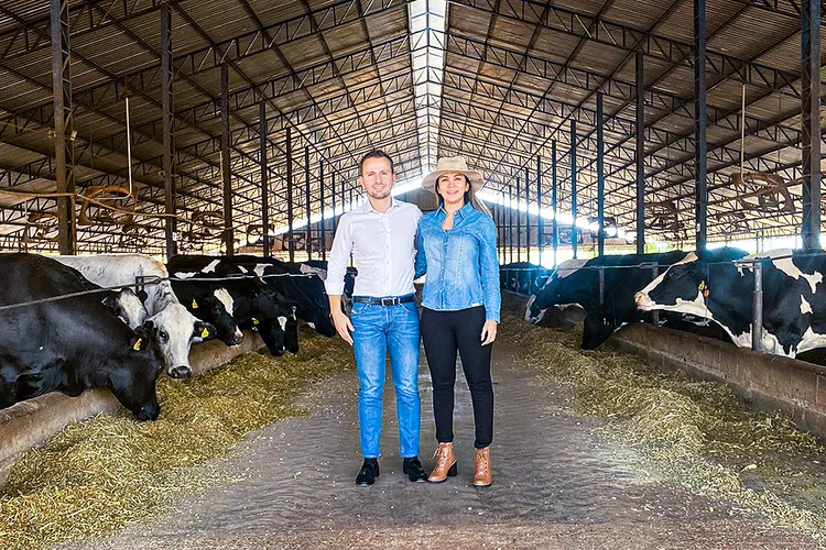 Rafael Bianchi, CIO da Potenza, e Brunna Viana, sócia especializada em agronegócio: especialistas em busca de oportunidades que podem ajudar a transformar negócios no campo (Potenza/Divulgação)