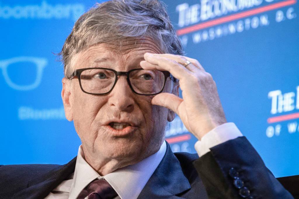 Gates teria declarado que as prioridades do mundo são "estranhas" e que cabe a filantropos e governos ricos combater a desigualdade de vacinas (NICHOLAS KAMM/AFP/Getty Images)
