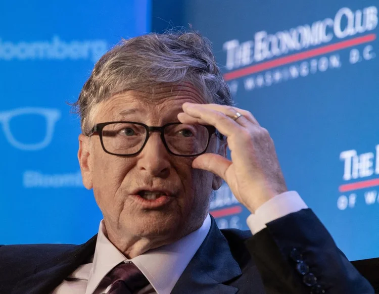 Bill Gates: lista de 2022 é mais densa do que em anos anteriores e inclui temas como mudança climática e desigualdade de gênero (NICHOLAS KAMM/Getty Images)