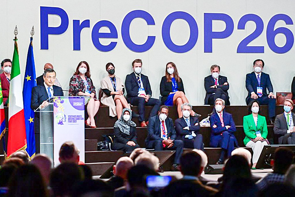 Evento preparativo para a COP26 ocorre nesta quinta-feira, em Milão