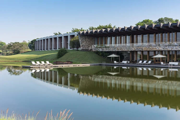 Fachada do hotel Fasano Boa Vista, em Porto Feliz (SP) (Fasano/Divulgação)