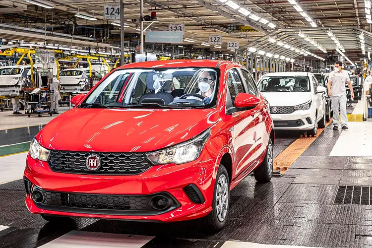 Betim: fábrica produz os modelos Argo, Doblò, Grand Siena, Mobi, Strada e Uno (Fiat/Divulgação)