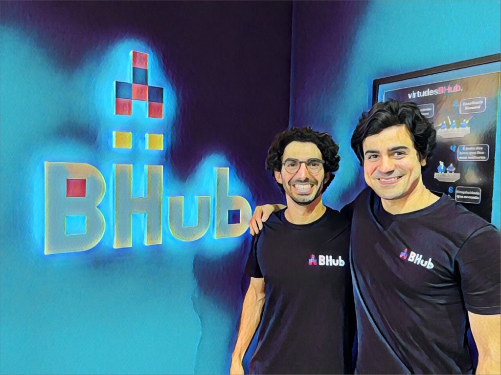 Fernando Ricco e Jorge Vargas Neto, da BHub: empresa oferece serviços de contabilidade e gestão financeira por assinatura para pequenas empresas (BHub/Divulgação)