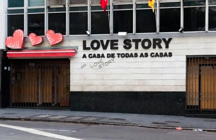 Fachada da Love Story: após falência, "a casa de todas as casas" deve reabrir em breve sob nova direção (Reprodução/Reprodução)