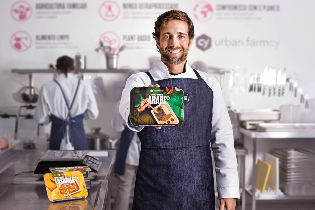 O empreendedor gaúcho Tobias Chanan, um dos fundadores da Urban Farmcy: alimentos congelados com pequenos cristais de gelo para manter textura, sabor e nutrientes das refeições (Peri Ornellas/Divulgação)