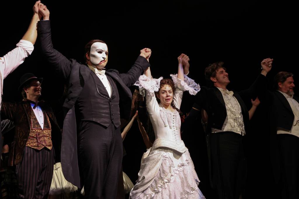 Reestreia de "O Fantasma da Ópera" na Broadway. (Caitlin Ochs/Reuters)