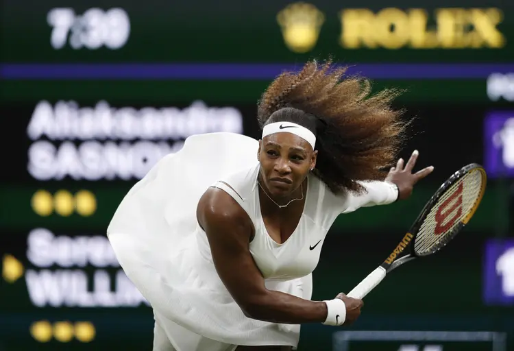 Serena Williams em Wimbledon. (Peter Nicholls/Reuters)