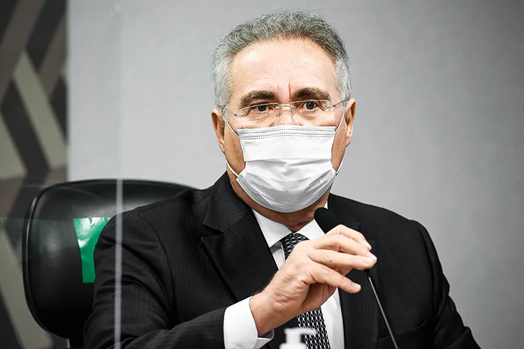 Relator da CPI da Covid, senador Renan Calheiros (MDB-AL) (Jefferson Rudy/Agência Senado/Flickr)