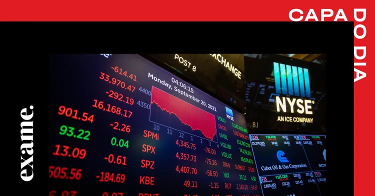 Índices de ações no vermelho em Nova York: S&P teve a maior queda mensal em setembro desde o início da pandemia | Foto: Michael Nagle/Bloomberg (Michael Nagle/Bloomberg/Getty Images)