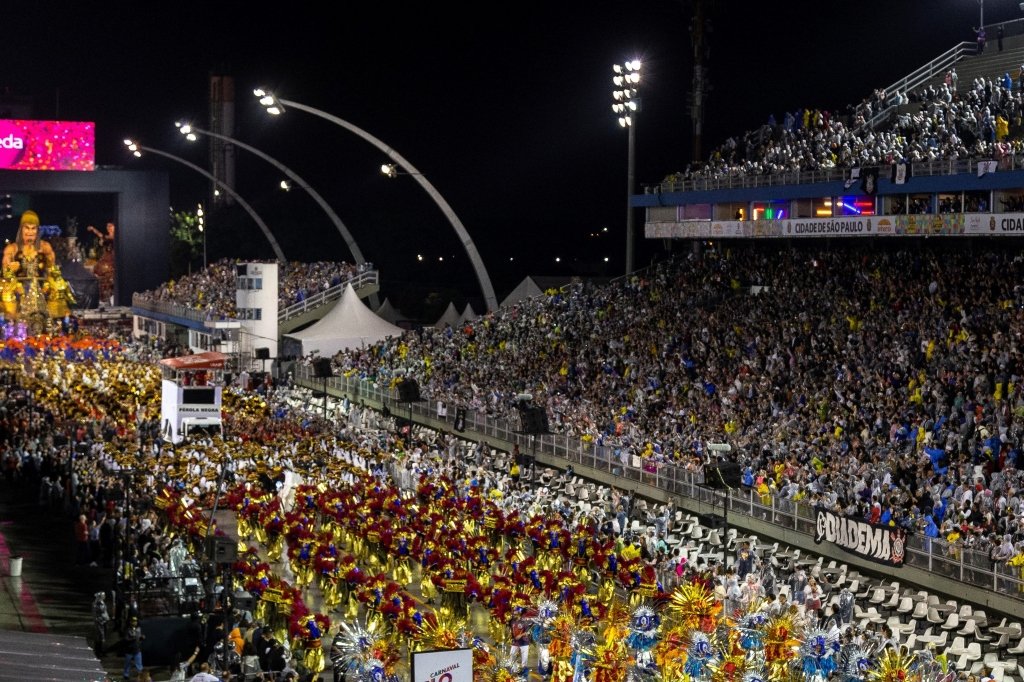 Carnaval: desfile das escolas de samba de SP está confirmado, mas depende da saúde. (Liga-SP/Paulo Lopes/Divulgação)