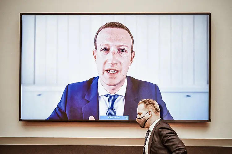 Mark Zuckerberg: CEO fala a analistas em divulgação de resultado nesta segunda-feira, 25 (Mandel Ngan/Poolacac/Reuters)