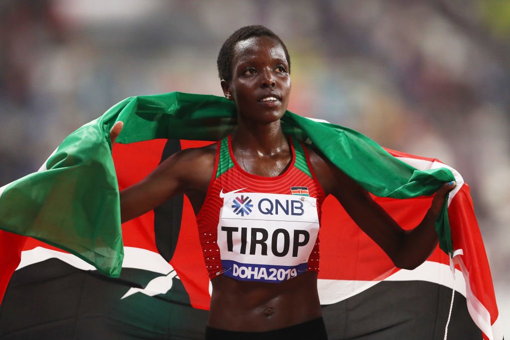 A Federação de Atletismo do Quênia emitiu uma nota confirmando a morte de Tirop (Alexander Hassenstein/Getty Images)