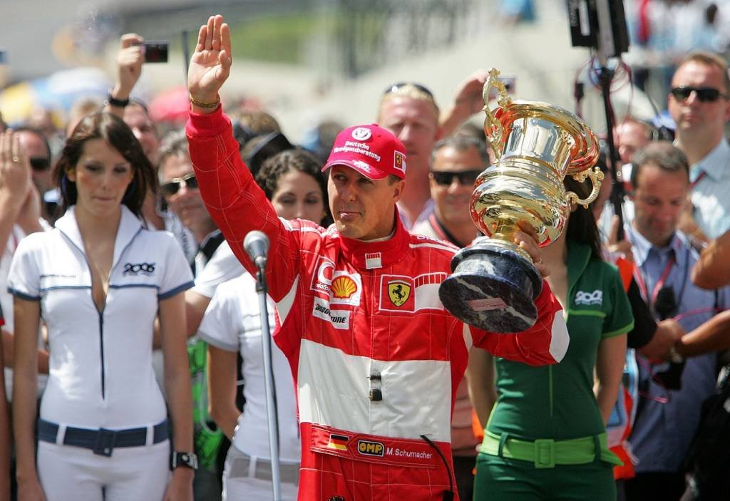 Michael Schumacher: Em toda sua carreira, o ex-piloto venceu 91 Grandes Prêmios de F-1 (Clive Rose/Getty Images)
