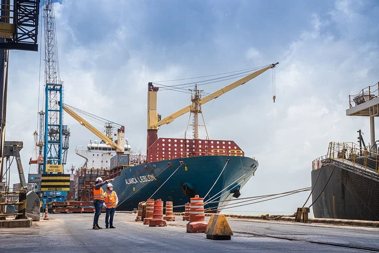 Porto de Itaqui, no Maranhão: Brasil comprou alto volume de fertilizantes (Leandro Fonseca/Exame)