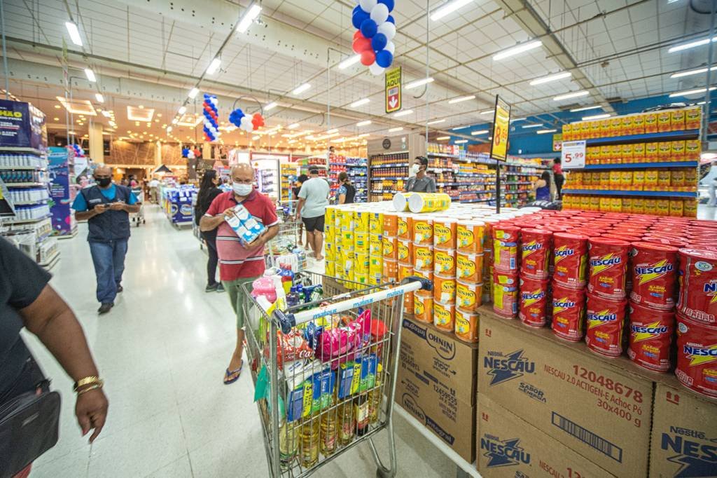 Supermercado: alta no preço dos alimentos fez inflação de junho subir frente ao mês anterior (Leandro Fonseca/Exame)