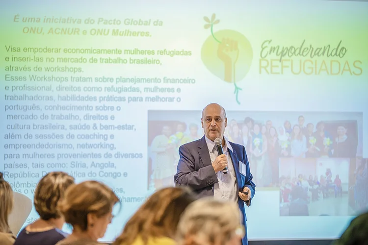 João Marques, criador do PAAR: "Nos últimos cinco anos houve um amadurecimento das empresas em relação à contratação de refugiados" (Fellipe Abreu/Reprodução)