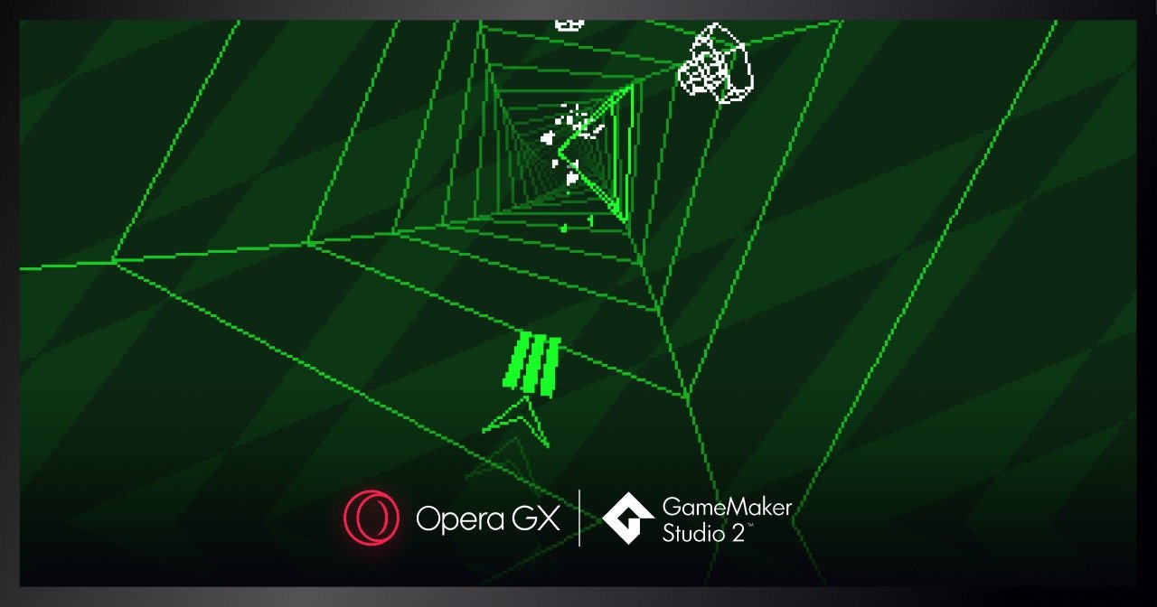 Opera GX decola com Operius, jogo de arcade de tiro espacial no off-line