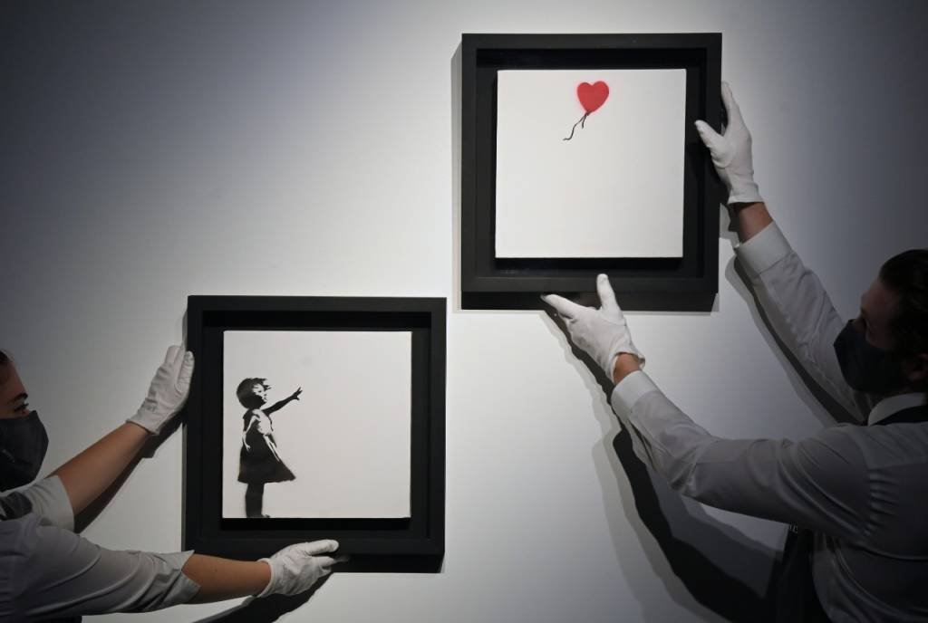 "Menina com balão", de Banksy, vai a leilão: veja preço