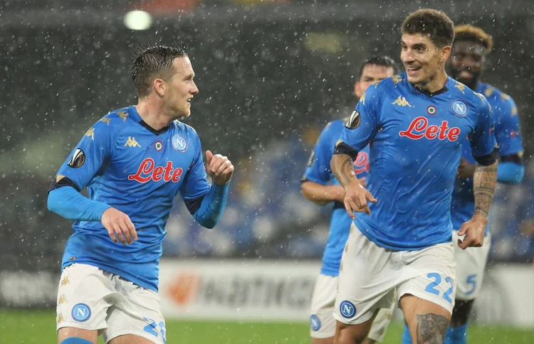 Giorgio Armani: marca criou novas camisetas do Napoli.  (Carlo Hermann/Getty Images)