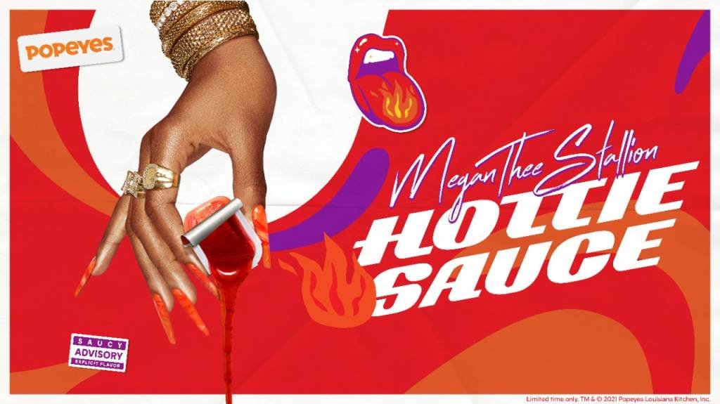 Popeyes e Megan Thee Stallion lançam molho Hottie Sauce no Brasil