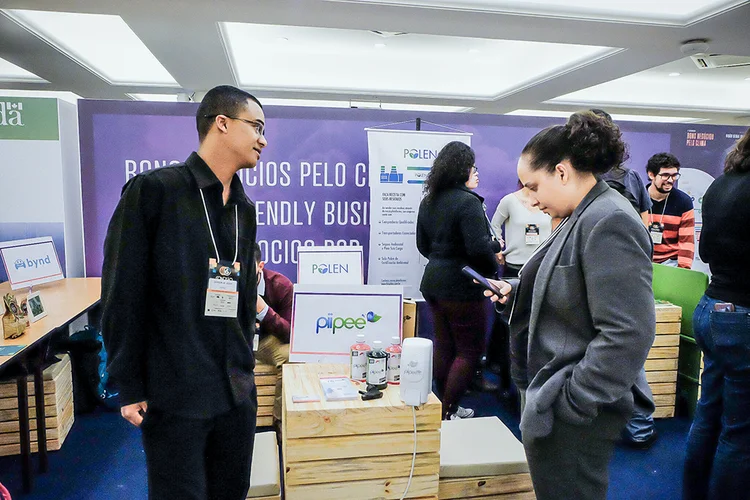 Feira Conexão pelo Clima: evento reúne empresas, investidores e governos (Camila Cecilio/Conexao pelo Clima/Divulgação)