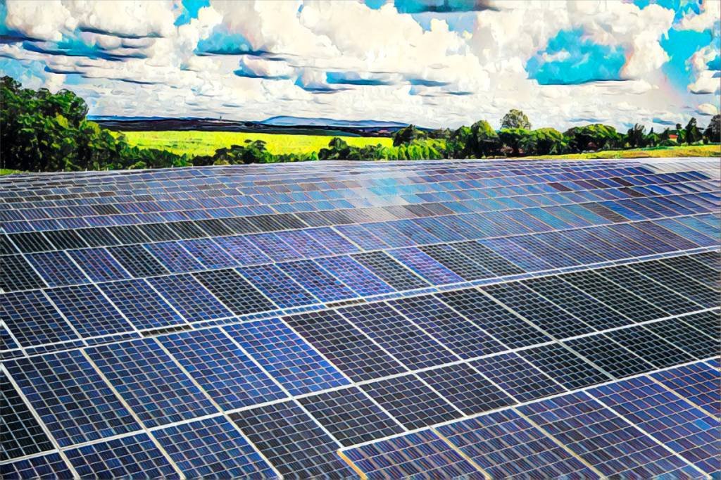 Fazenda de energia: obra para Solar do Sertão, com mais 1.000 painéis, contou com 1.600 pessoas no pico (Amanda Perobelli/Reuters)