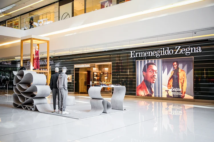 As Pop Up Stores ficam em frente à loja da Zegna nos shoppings Iguatemi e JK Iguatemi. (Zegna/Divulgação)