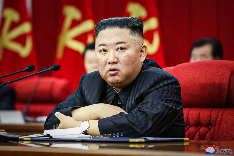 Kim Jong-un, líder da Coreia do Norte (KCNA VIA KNS/AFP)