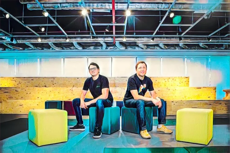 André Cazotto e Anderson Chamon, executivos do PicPay: crescimento de 50% na base de usuários e planos de novos produtos e serviços (Leandro Fonseca/Exame)