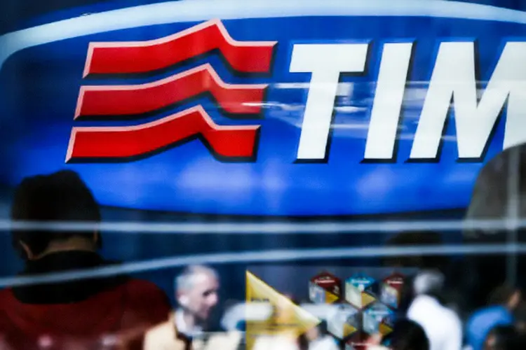 Logo da TIM (Alessia Pierdomenico/Bloomberg)