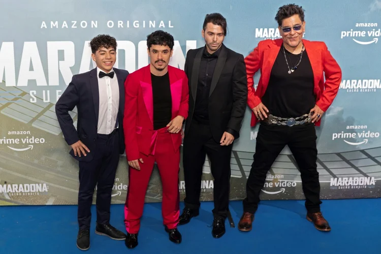 Maradora: série que conta a vida do astro já está disponível na Amazon Prime Video.  (Reprodução/AFP)